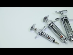 Fabrikpreis 8G Metall-Tierärztliche Spritze Hochgenauigkeit Typ C