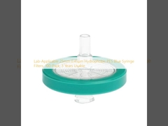 Laboreigene 25mm 0,45μm Hydrophobe PES Blaue Spritze Filter, 100-Pack, 3 Jahre verwendbar