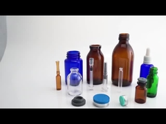 7 ml bis 100 ml geformtes Glas Injektionsflasche / Flasche CE zugelassen USP Typ I II III